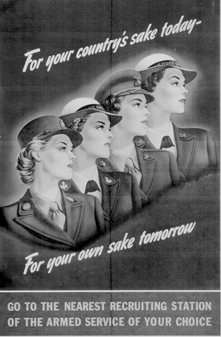 Armed Forces Recuriment Poster for Women_For Your Country's Sake